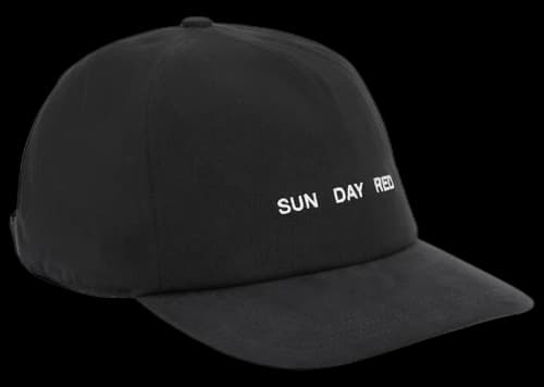 Sun Day Red x Tiger Woods Perforated Snapback Hat Black