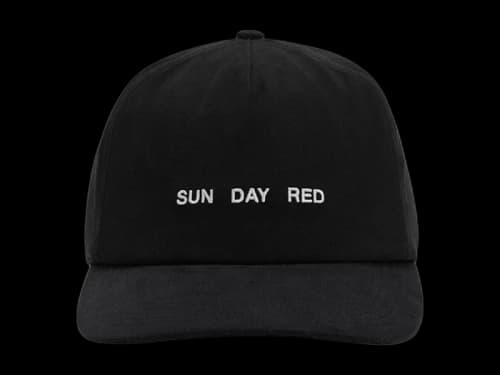 Sun Day Red x Tiger Woods Wordmark Adjustable Dad Hat Black