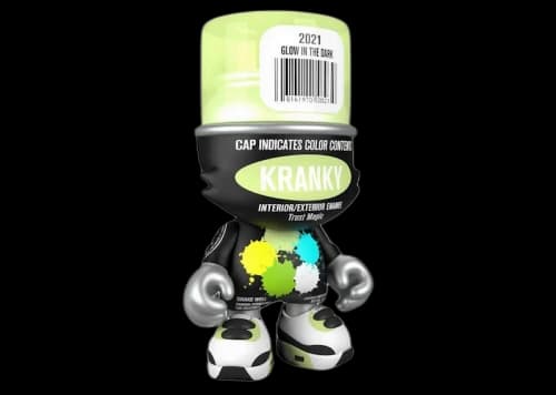 Superplastic Superkranky by Sket One Figure Glow In The Dark Green