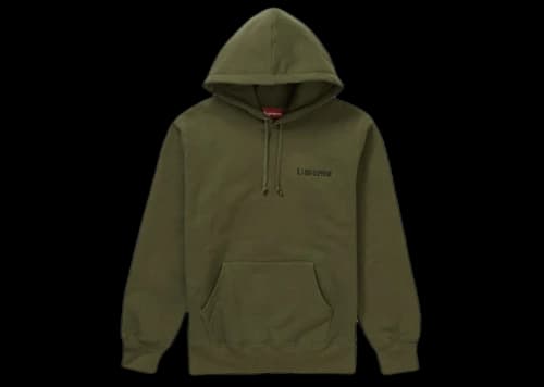 Supreme 1-800 Hooded Sweatshirt Dark Olive