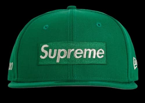 Supreme $1M Metallic Box Logo New Era Green