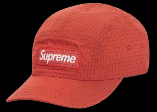 Supreme 2-Tone Ripstop Camp Cap (SS21) Coral