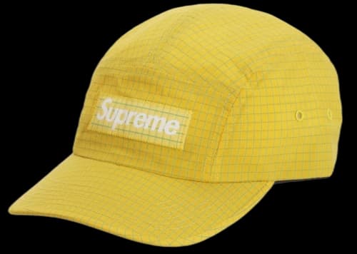Supreme 2-Tone Ripstop Camp Cap (SS21) Yellow