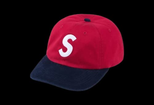 Supreme 2-Tone S Logo 6-Panel Red (SS24)