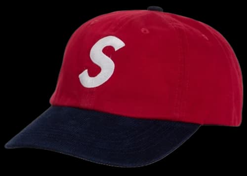 Supreme 2 Tone S Logo 6 Panel Red