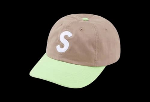 Supreme 2-Tone S Logo 6-Panel Tan (SS24)