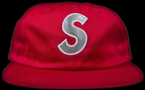 Supreme 3M Reflective S Logo 6 Panel Red