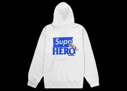 Supreme ANTIHERO Hooded Sweatshirt (SS22) White