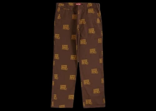 Supreme ANTIHERO Work Pant Brown