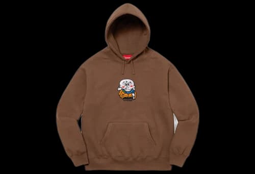 Supreme AOI Buddha Hooded Sweatshirt Brown (SS23)