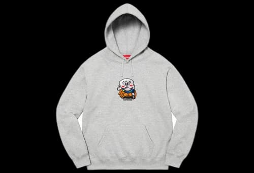 Supreme AOI Buddha Hooded Sweatshirt Heather Grey (SS23)