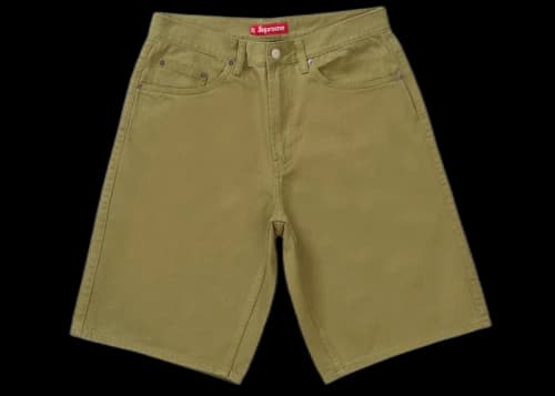 Supreme Baggy Denim Short Light Olive