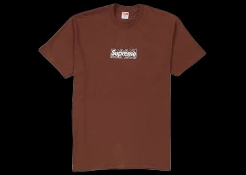 Supreme Bandana Box Logo Tee Brown