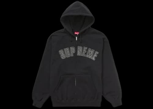 Supreme b.b. Simon Zip Up Hooded Sweatshirt Black