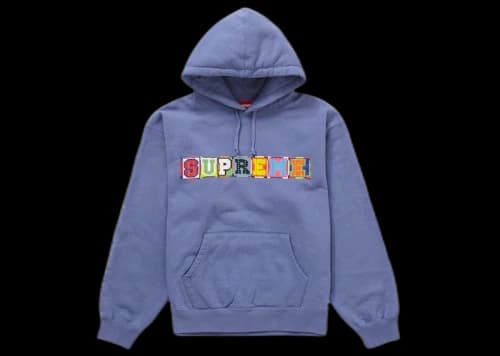 Supreme Beaded Hooded Sweatshirt (SS23) Light Purple