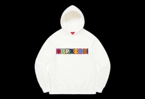 Supreme Beaded Hooded Sweatshirt White (SS23)