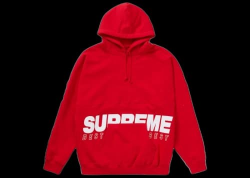 Supreme Best Of The Best Hooded Sweatshirt Red