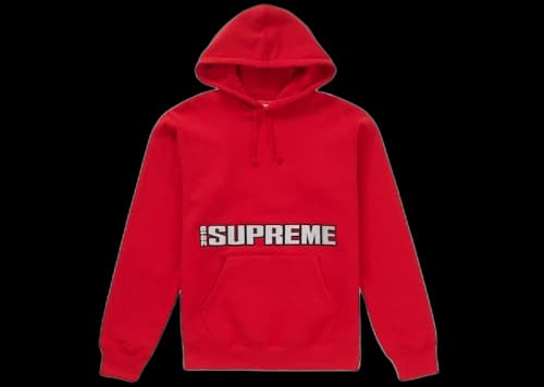 Supreme Blockbuster Hooded Sweatshirt Red