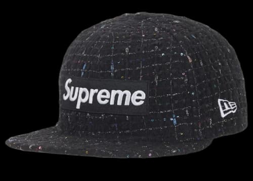 Supreme Boucle Box Logo New Era 59Fifty Fitted Cap Black