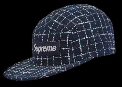 Supreme Boucle Camp Cap Navy