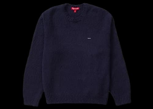 Supreme Bouclé Small Box Sweater Navy