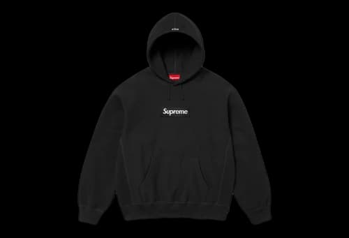 Supreme Box Logo Hooded Sweatshirt 'Black' (FW24)