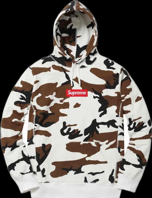 Supreme Box Logo Hooded Sweatshirt Camo