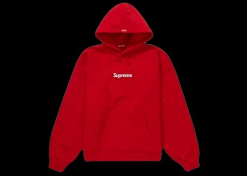 Supreme Box Logo Hooded Sweatshirt (FW23) Red