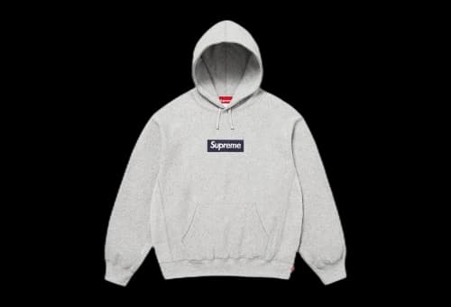 Supreme Box Logo Hooded Sweatshirt 'Heather Grey' (FW25)