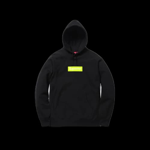 Supreme Box Logo Hooded Sweatshirt Hoodie Black (FW17)