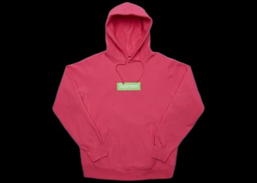 Supreme Box Logo Hooded Sweatshirt (FW17) Magenta