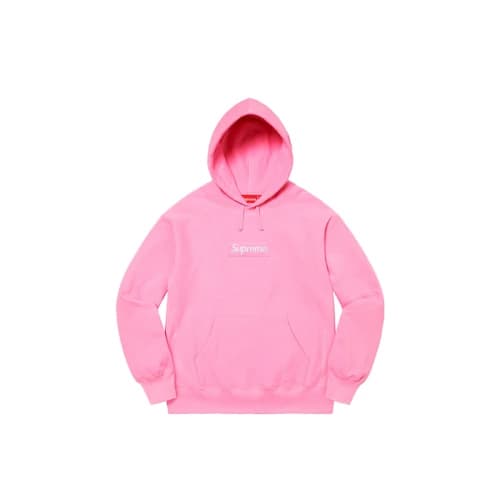 Supreme Box Logo Hooded Sweatshirt Pink (FW21)