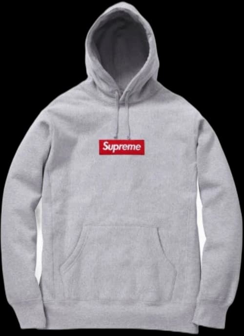 Supreme Box Logo Pullover Grey