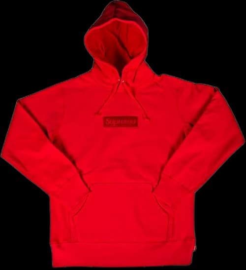 Supreme Box Logo Pullover Hoodie Red