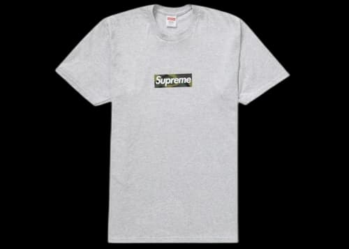 Supreme Box Logo Tee (FW23) Ash Grey
