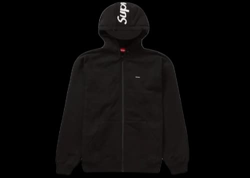 Supreme Brim Zip Up Hooded Sweatshirt Black