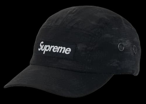 Supreme Broken Camo Camp Cap Black