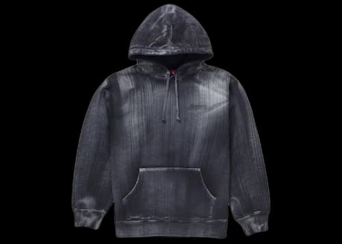 Supreme Brush Stroke Hooded Sweatshirt Black