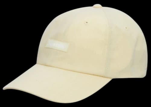 Supreme Brushed Cordura Small Box 6-Panel Pale Yellow
