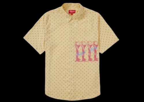 Supreme Butthole Surfers S/S Shirt Light Yellow