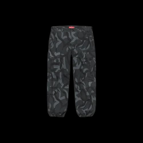 Supreme Cargo Pant Black Tribal Camo (FW19)