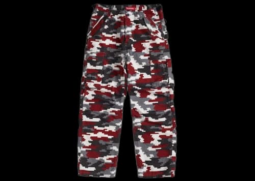 Supreme Cargo Pant Red Camo