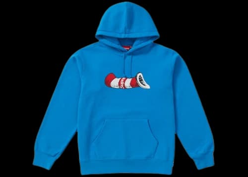 Supreme Cat in the Hat Hooded Sweatshirt Bright Royal