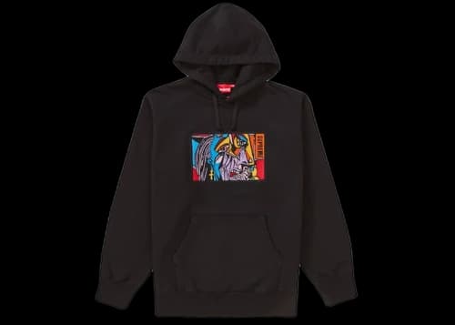 Supreme Chainstitch Hooded Sweatshirt Black