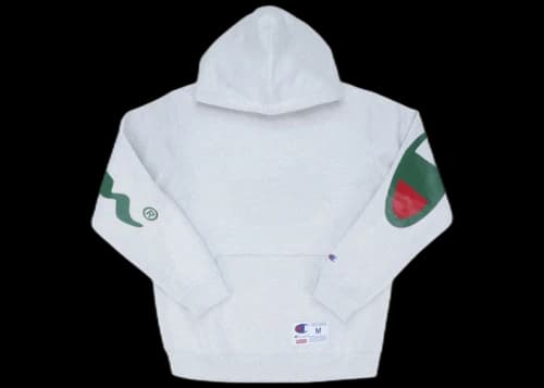 Supreme Champion Hooded Sweatshirt (SS18) Ash Grey