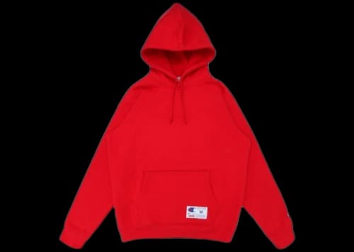 Supreme Champion Hooded Sweatshirt (SS18) Red