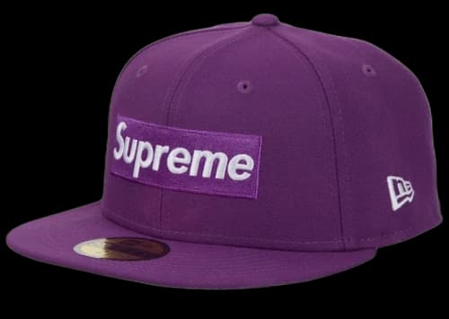 Supreme Championship Box Logo New Era 59Fifty Hat Purple