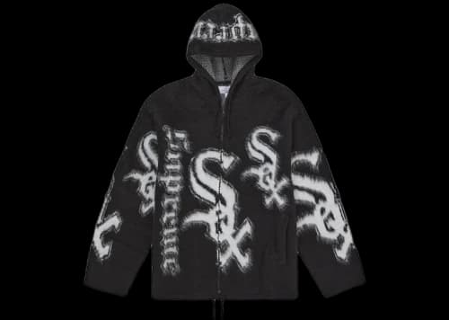 Supreme Chicago White Sox Zip Up Hooded Sweater Black