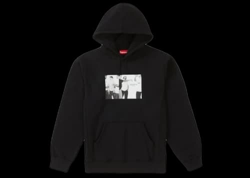 Supreme Classic Ad Hooded Sweatshirt Black