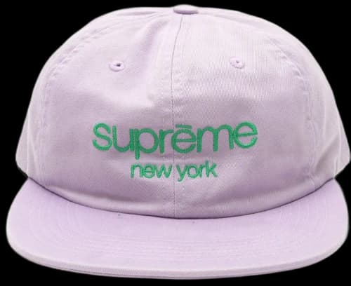 Supreme Classic Logo 6 Panel Light Purple